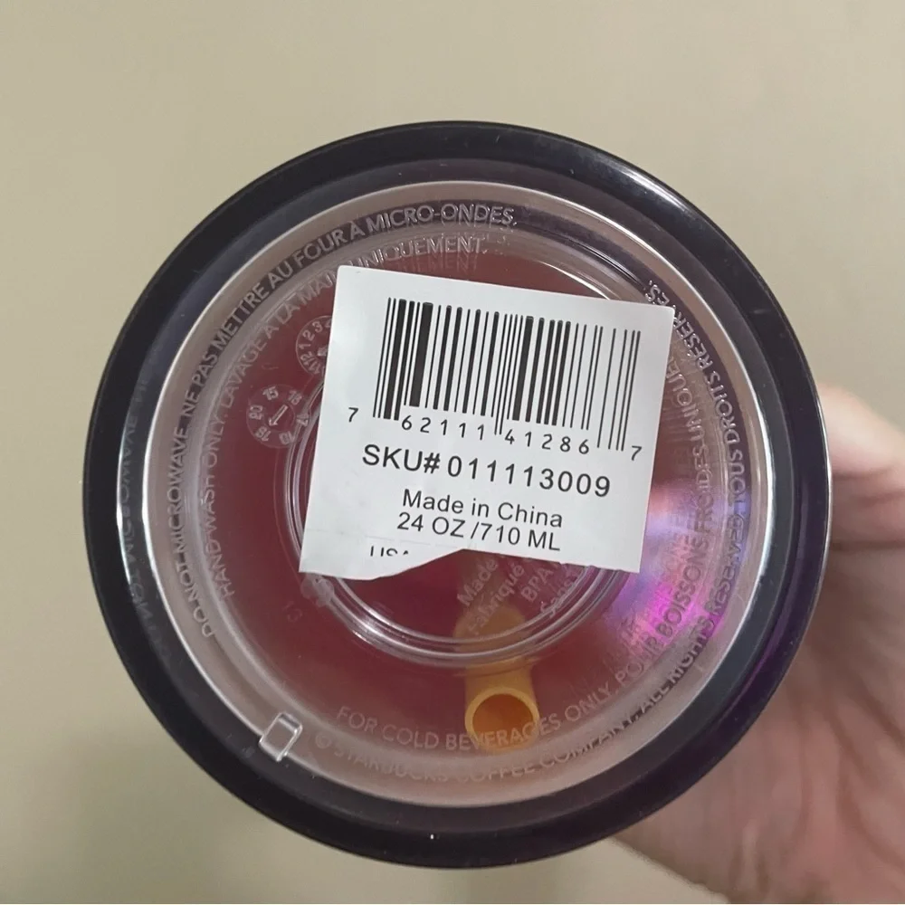 Starbucks 24 OZ NWOT 2020 Rainbow Pride Sparkle Tumbler